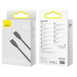 کابل تبدیل Type-C به Type-C باسئوس مدل CAGD030101 طول 2 متر